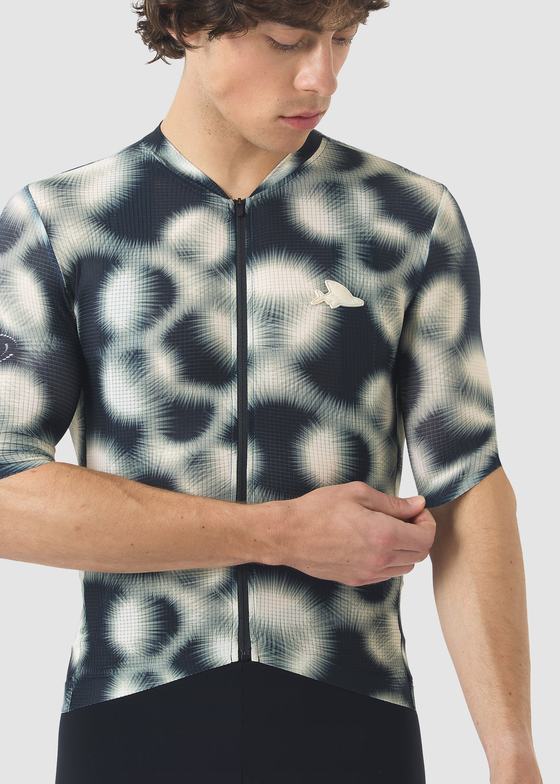 Café du Cycliste Angeline Men's Ultralight Cycling Jersey Radtrikot Supersonic Fog