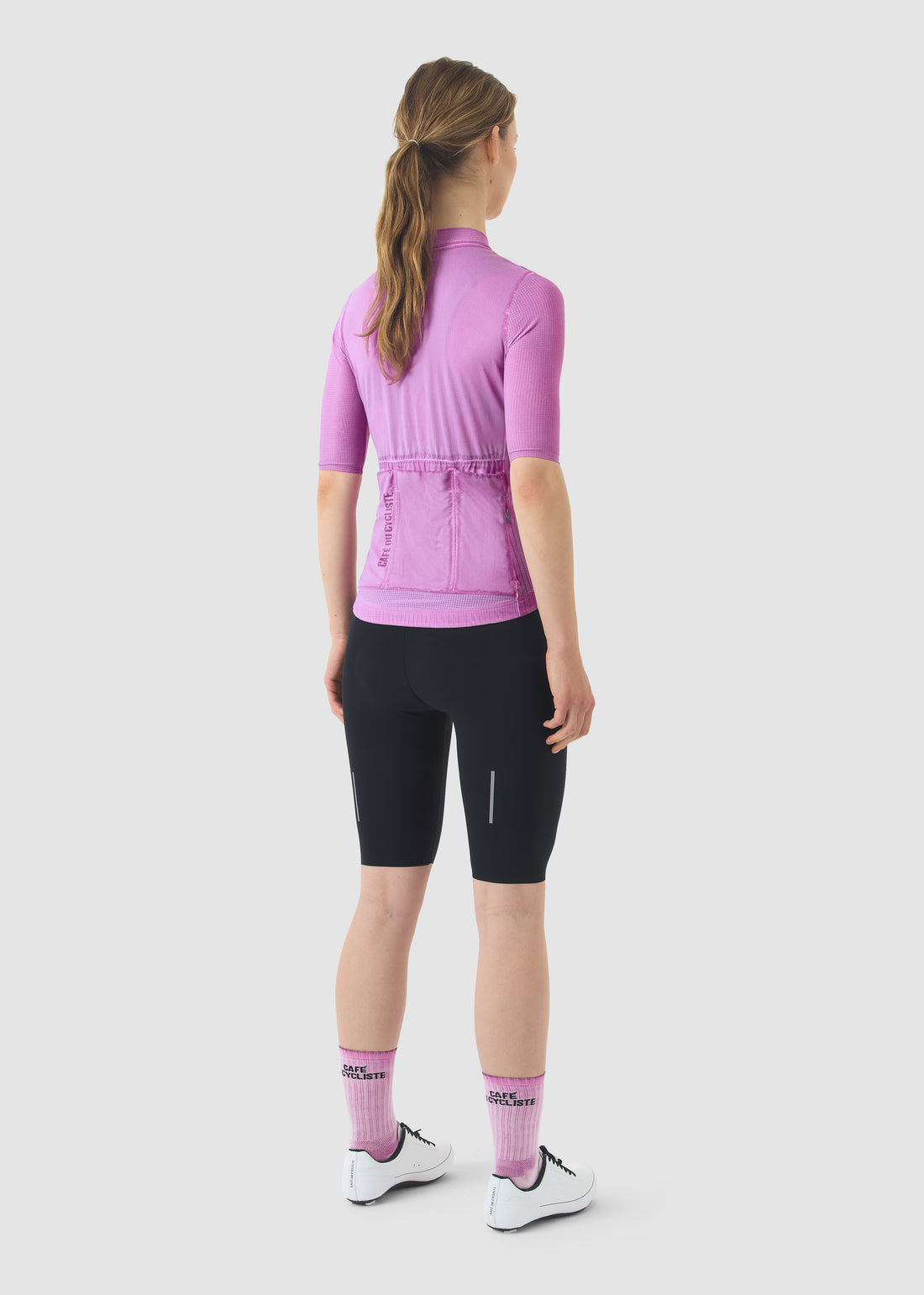 Café du Cycliste Angeline Women's Ultralight Cycling Jersey Radtrikot Cold Dye Ultra Violet