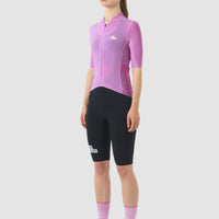 Café du Cycliste Angeline Women's Ultralight Cycling Jersey Radtrikot Cold Dye Ultra Violet