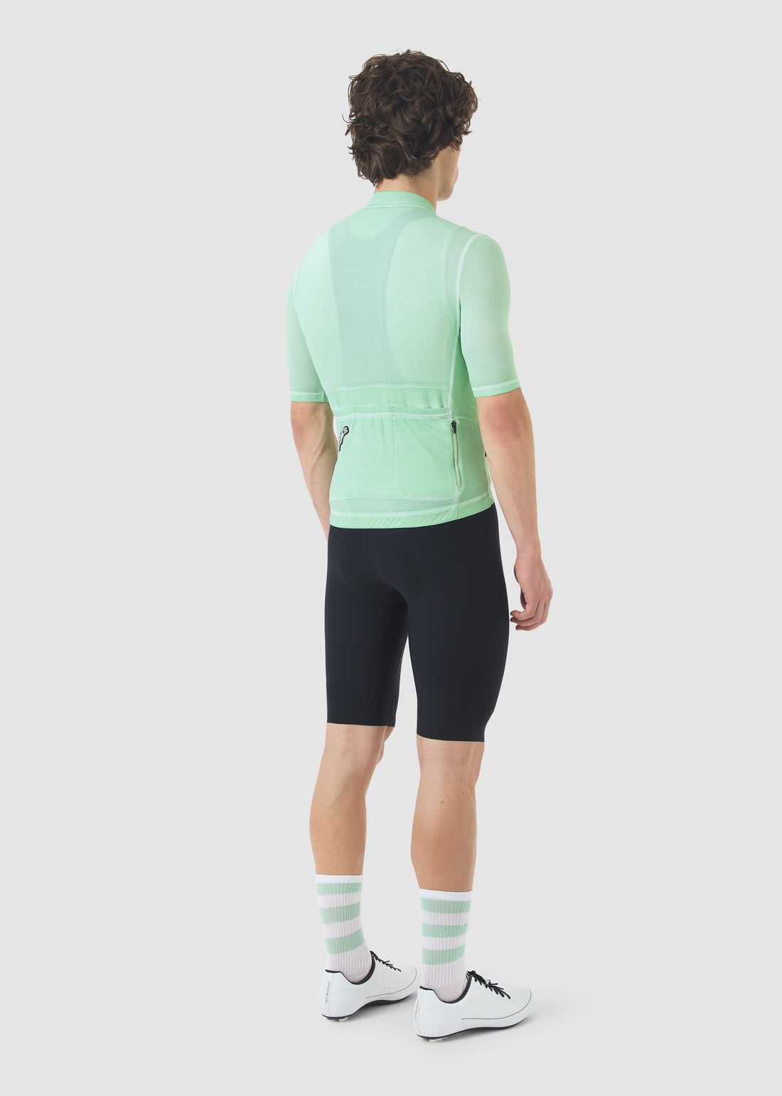 Café du Cycliste Men's Superlight Jersey Laurette Radtrikot Cold Dye Jadeite