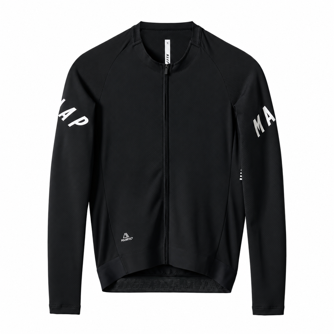 Maap Men's Apex Aeon LS Jersey Radtrikot langarm Black/White