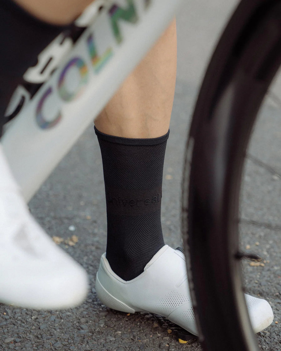 Universal Colours Lightweight Summer Socks Radsocken Black