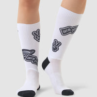 Café du Cycliste Aero Socks Aero Radsocken Stickers White