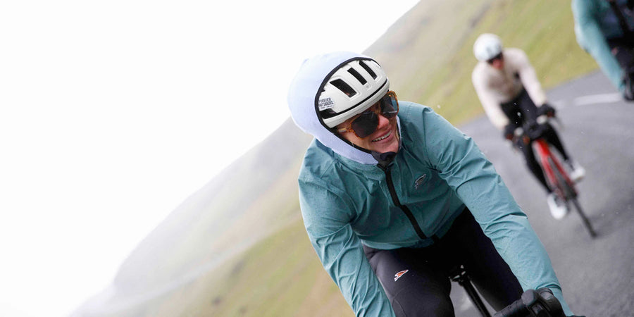 Café du Cycliste Alizee Unisex Rain Jacket Regenjacke Deep Water