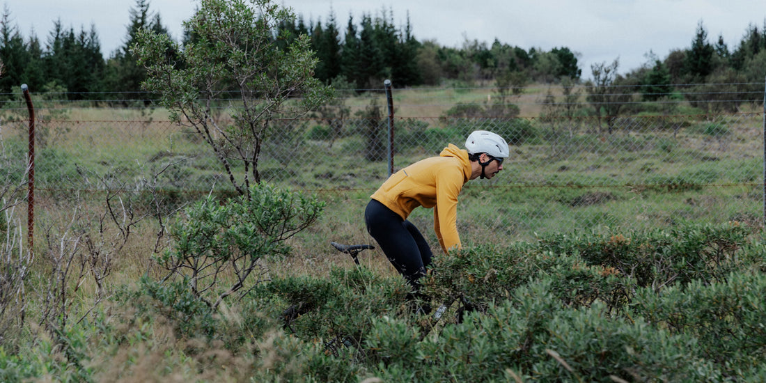 Café du Cycliste Apolline Unisex Midweight Jersey Radtrikot langarm Sunflower