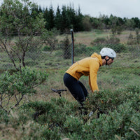 Café du Cycliste Apolline Unisex Midweight Jersey Radtrikot langarm Sunflower