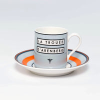 Handmade Cyclist La Trouée d'Arenberg Espressotasse & Untertasse