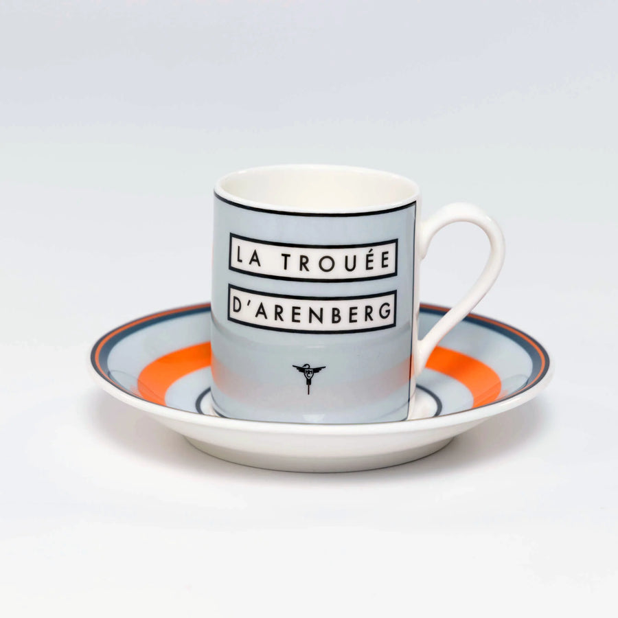 Handmade Cyclist La Trouée d'Arenberg Espressotasse & Untertasse