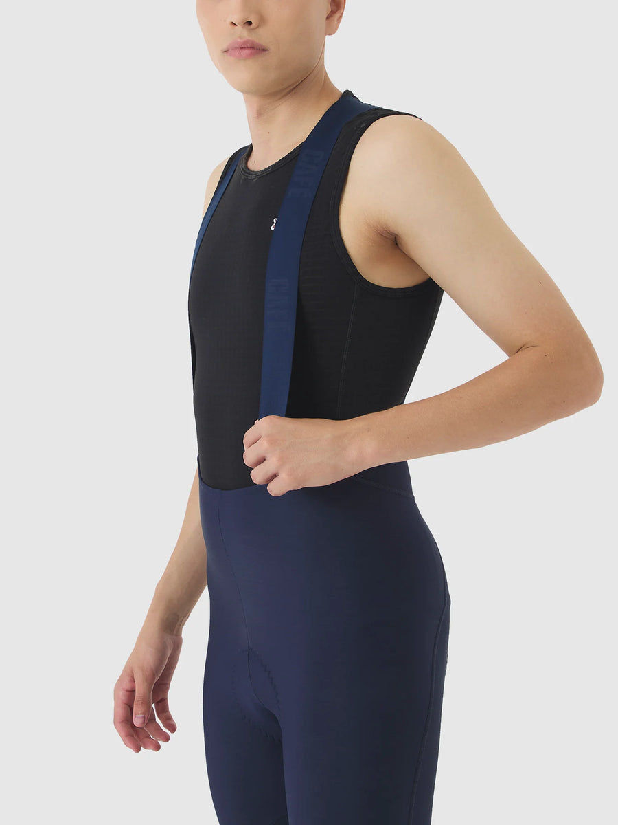 Café du Cycliste Adrienne Men's Brushed Bib Shorts 3/4 Thermo Radhose Navy