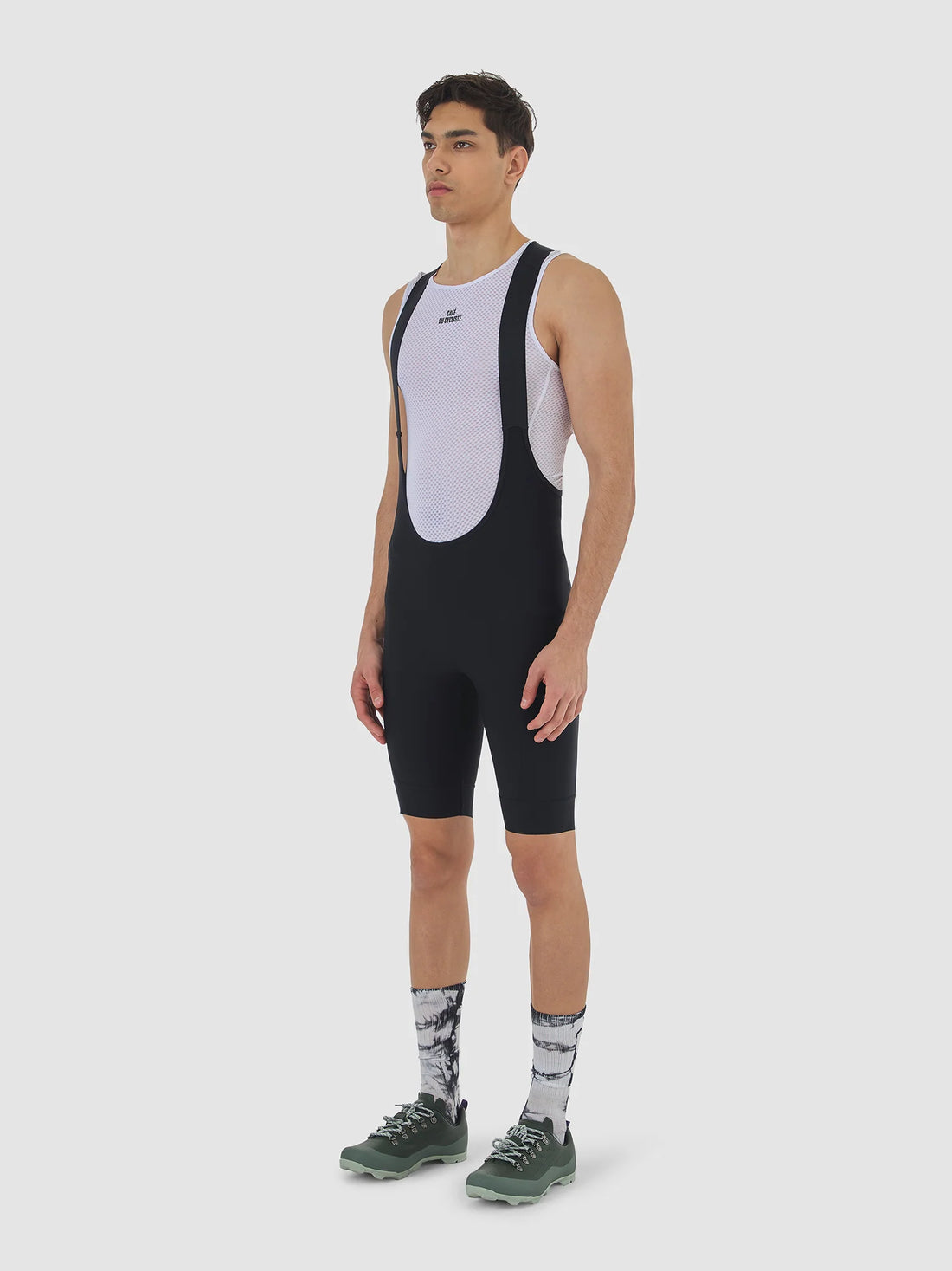 Café du Cycliste Eva Men's Cargo Bib Shorts Radhose Black