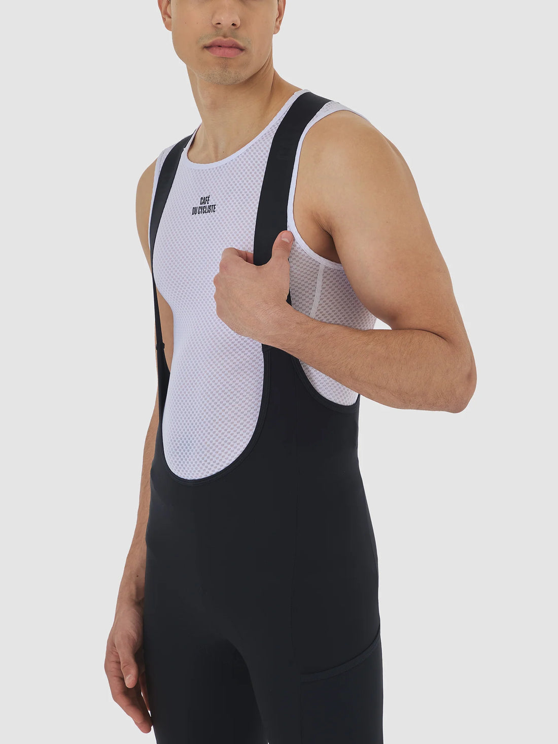 Café du Cycliste Eva Men's Cargo Bib Shorts Radhose Black