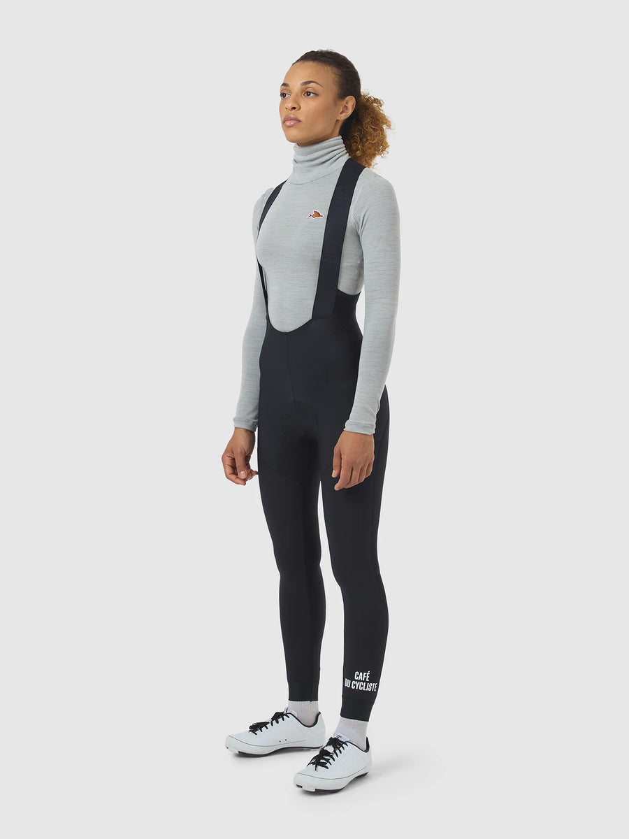Café du Cycliste Elise Women's Deep Winter Cycling Tights Winter-Radhose Black