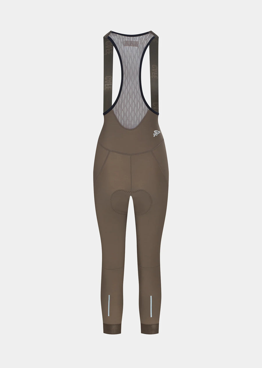 Café du Cycliste Marie Women's Winter Cycling Tights Winter-Radhose Carob