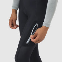 Café du Cycliste Rosie Cargo Women's Brushed Tights Thermo Radhose Black