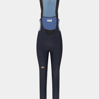 Café du Cycliste Rosie Cargo Women's Brushed Tights Thermo Radhose Navy