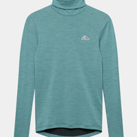 Café du Cycliste Carmen Men's Merino Base Layer Radunterhemd langarm Mountain Deep Water