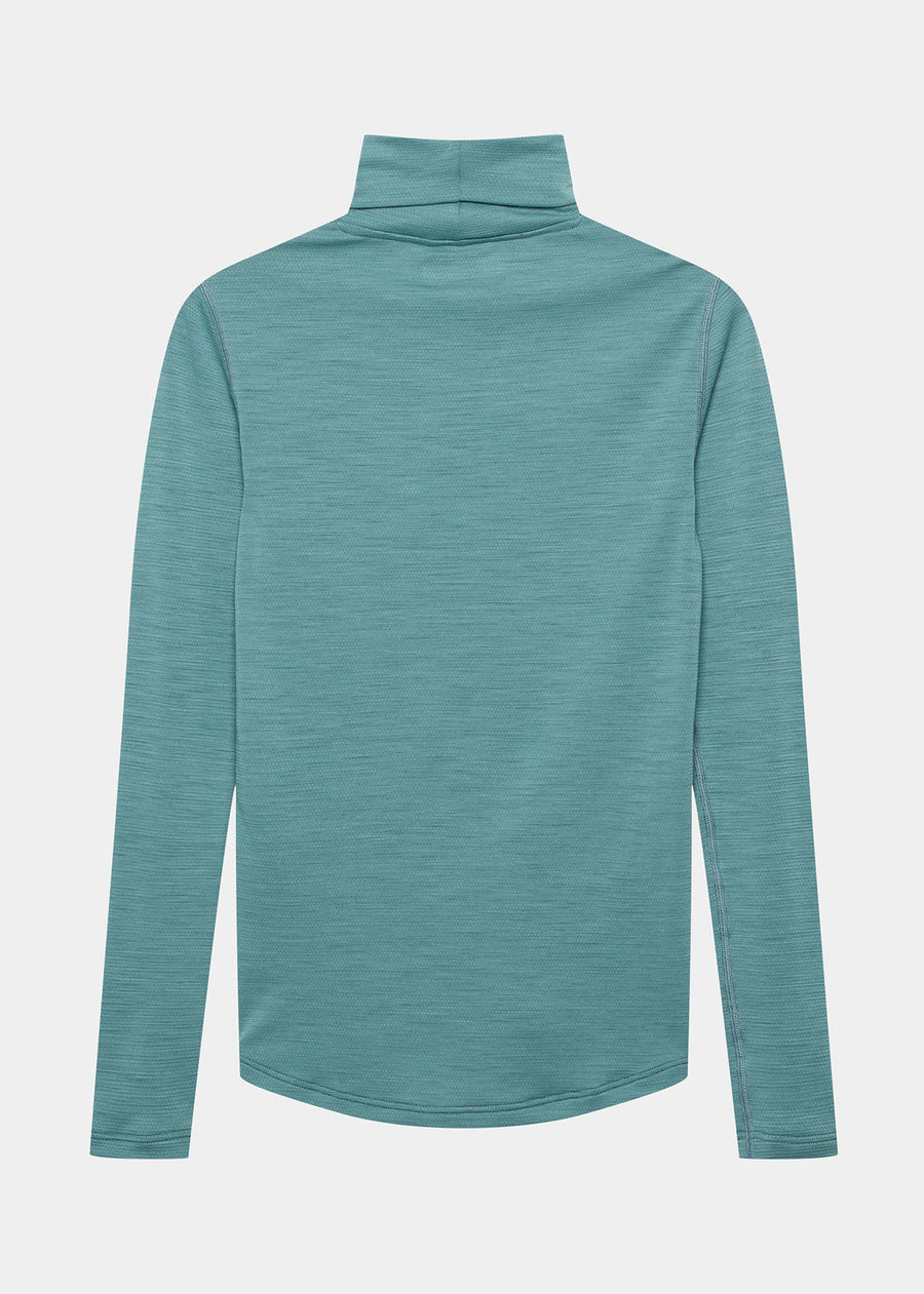 Café du Cycliste Carmen Men's Merino Base Layer Radunterhemd langarm Mountain Deep Water