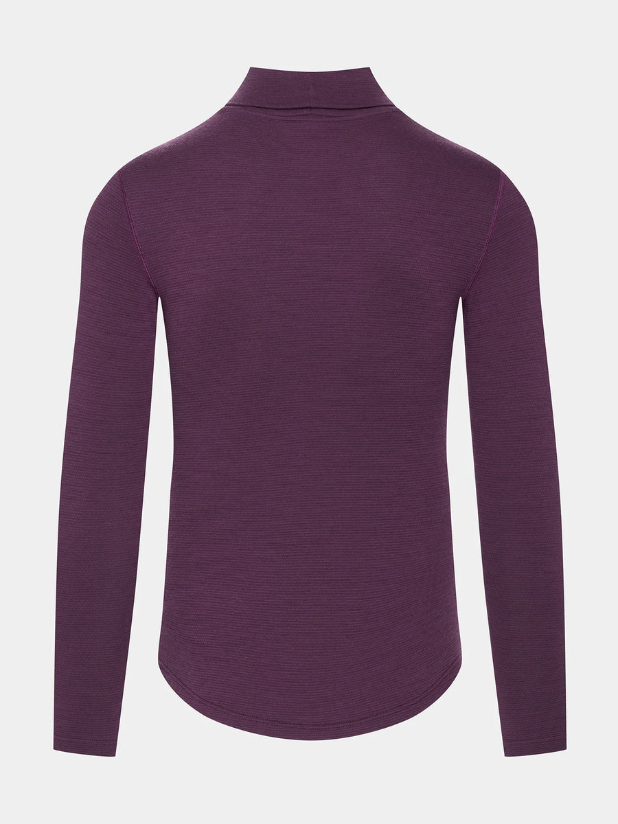 Café du Cycliste Carmen Men's Merino Base Layer Radunterhemd langarm Quetsche