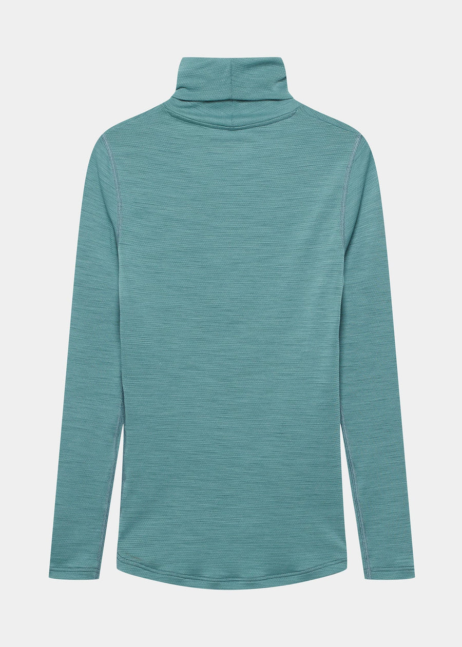 Café du Cycliste Carmen Women's Merino Base Layer Radunterhemd langarm Deep Water