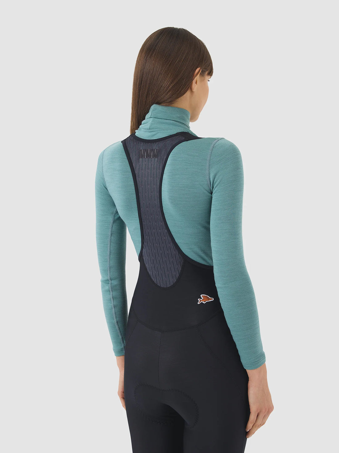 Café du Cycliste Carmen Women's Merino Base Layer Radunterhemd langarm Deep Water