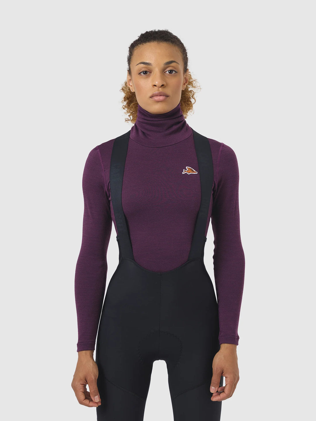 Café du Cycliste Carmen Women's Merino Base Layer Radunterhemd langarm Quetsche