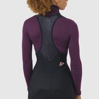 Café du Cycliste Carmen Women's Merino Base Layer Radunterhemd langarm Quetsche