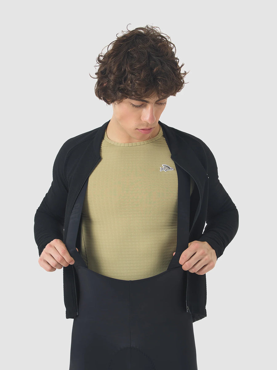 Café du Cycliste Coline Men's Three Season Base Layer Radunterhemd langarm Puddle