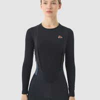 Café du Cycliste Coline Women's Three Season Base Layer Radunterhemd langarm Black