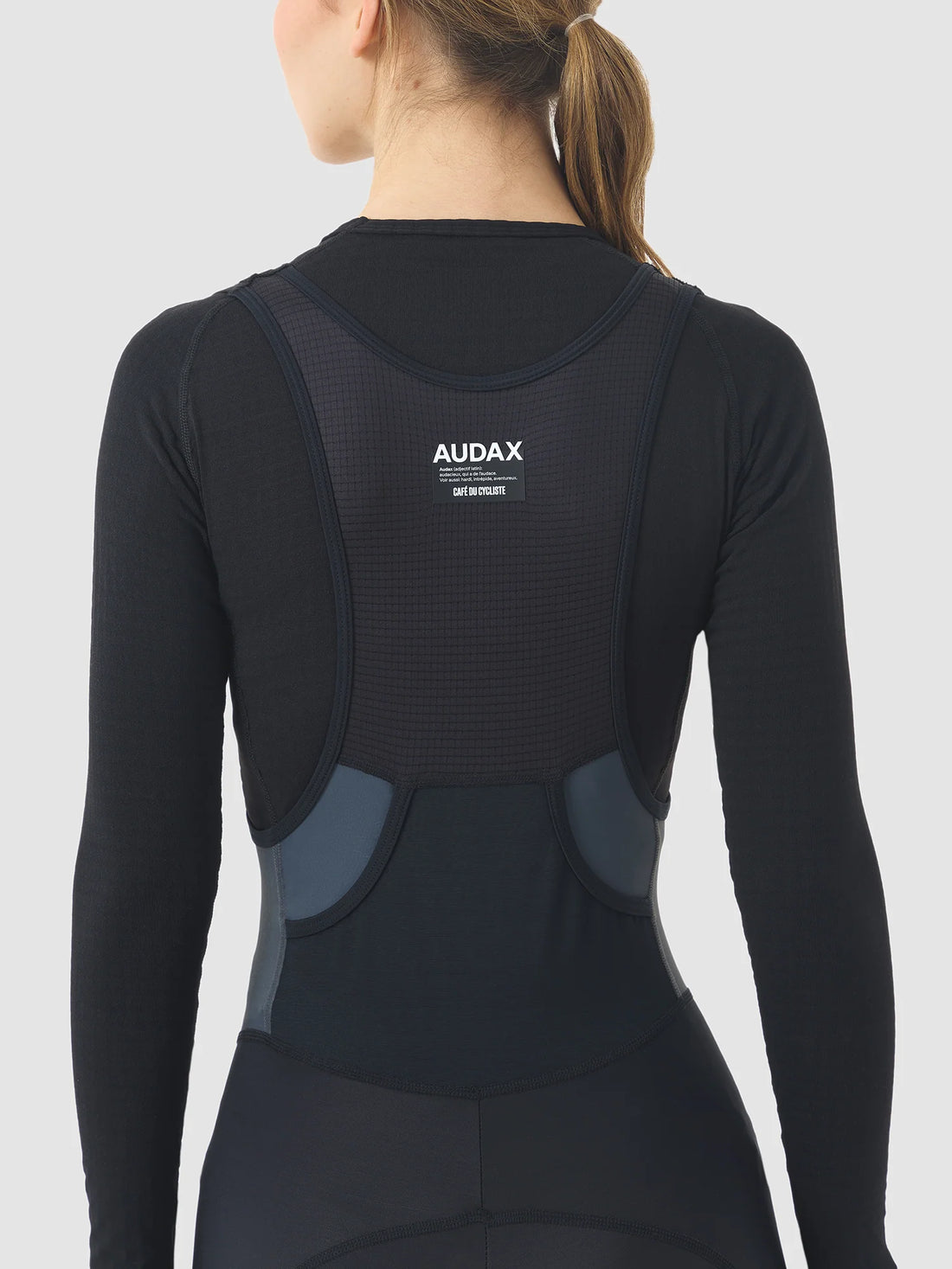 Café du Cycliste Coline Women's Three Season Base Layer Radunterhemd langarm Black