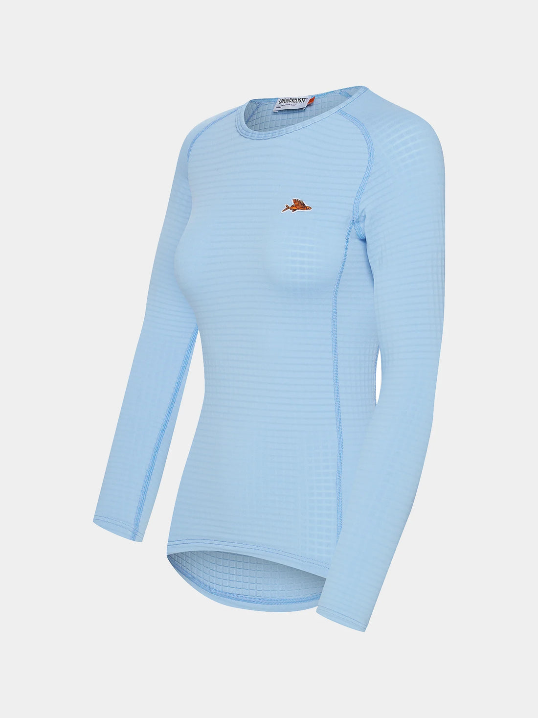 Café du Cycliste Coline Women's Three Season Base Layer Radunterhemd langarm Ice Blue