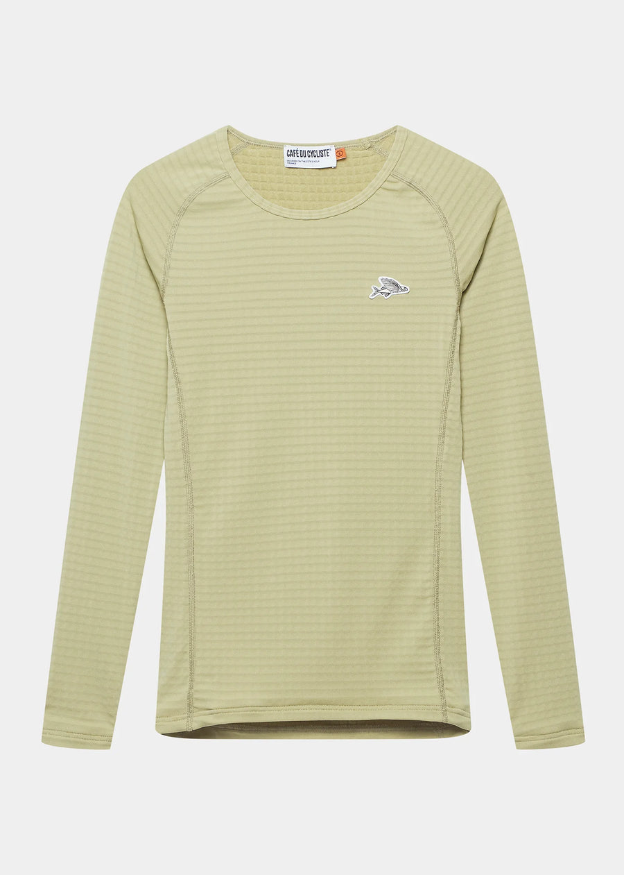 Café du Cycliste Coline Women's Three Season Base Layer Radunterhemd langarm Puddle