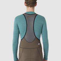 Café du Cycliste Judith Men's Merino Base Layer Radunterhemd langarm Deep Water