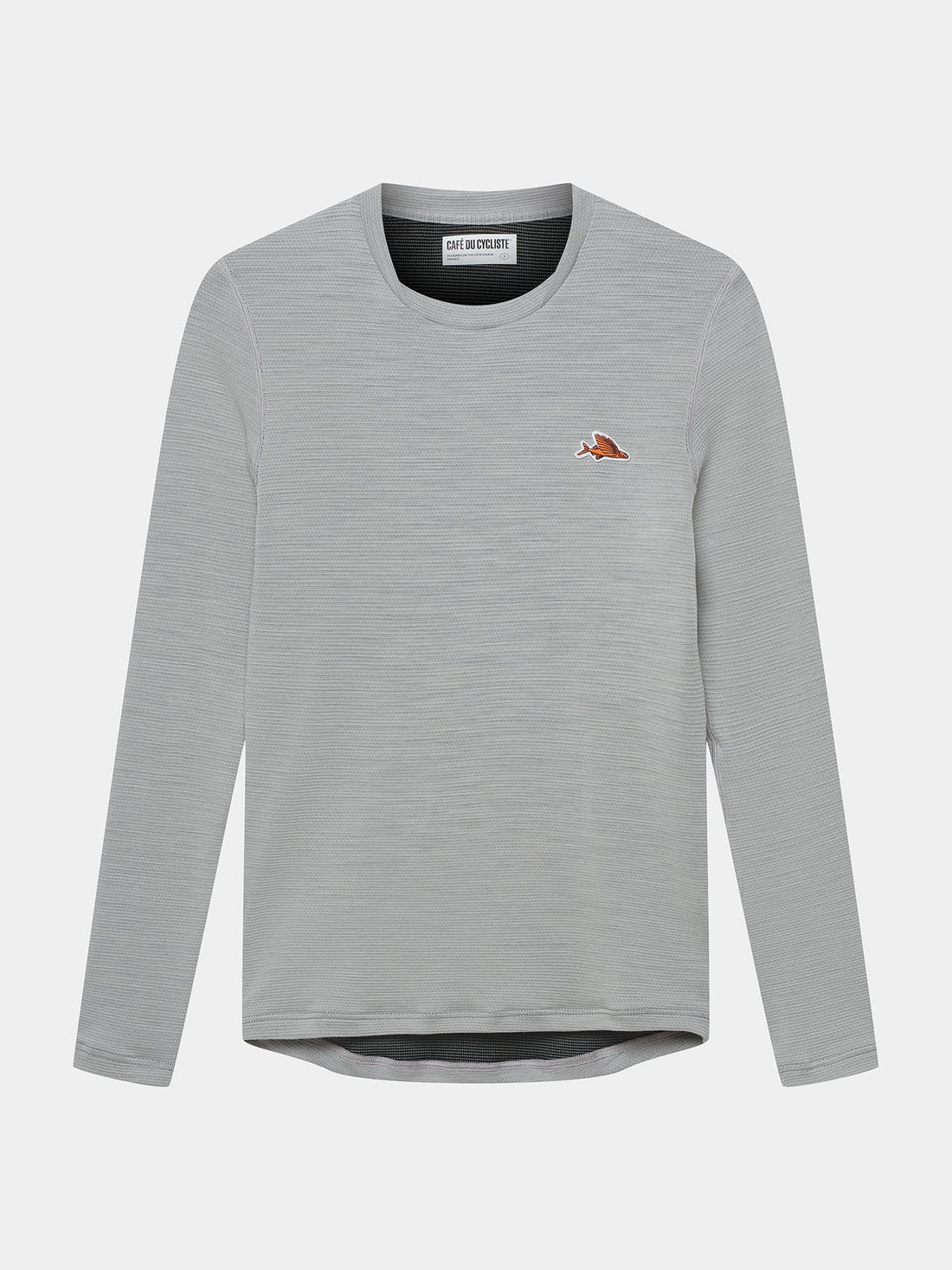 Café du Cycliste Judith Men's Merino Base Layer Radunterhemd langarm Mountain Fog