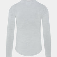 Café du Cycliste Judith Men's Merino Base Layer Radunterhemd langarm Mountain Fog