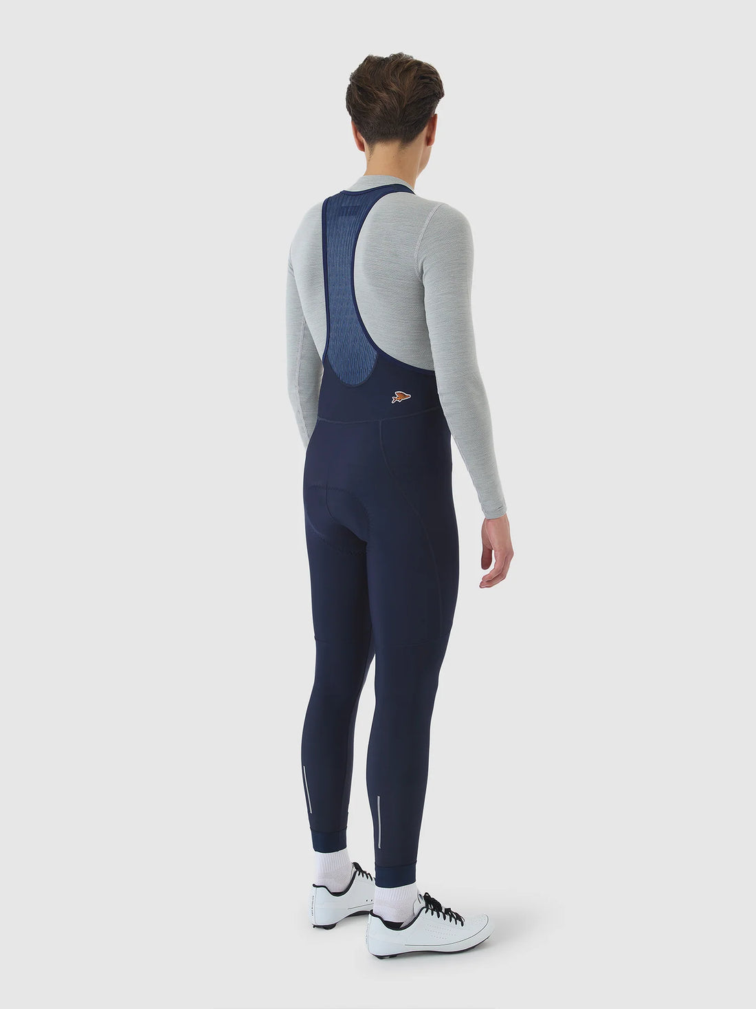 Café du Cycliste Judith Men's Merino Base Layer Radunterhemd langarm Mountain Fog