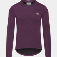 Café du Cycliste Judith Men's Merino Base Layer Radunterhemd langarm Quetsche