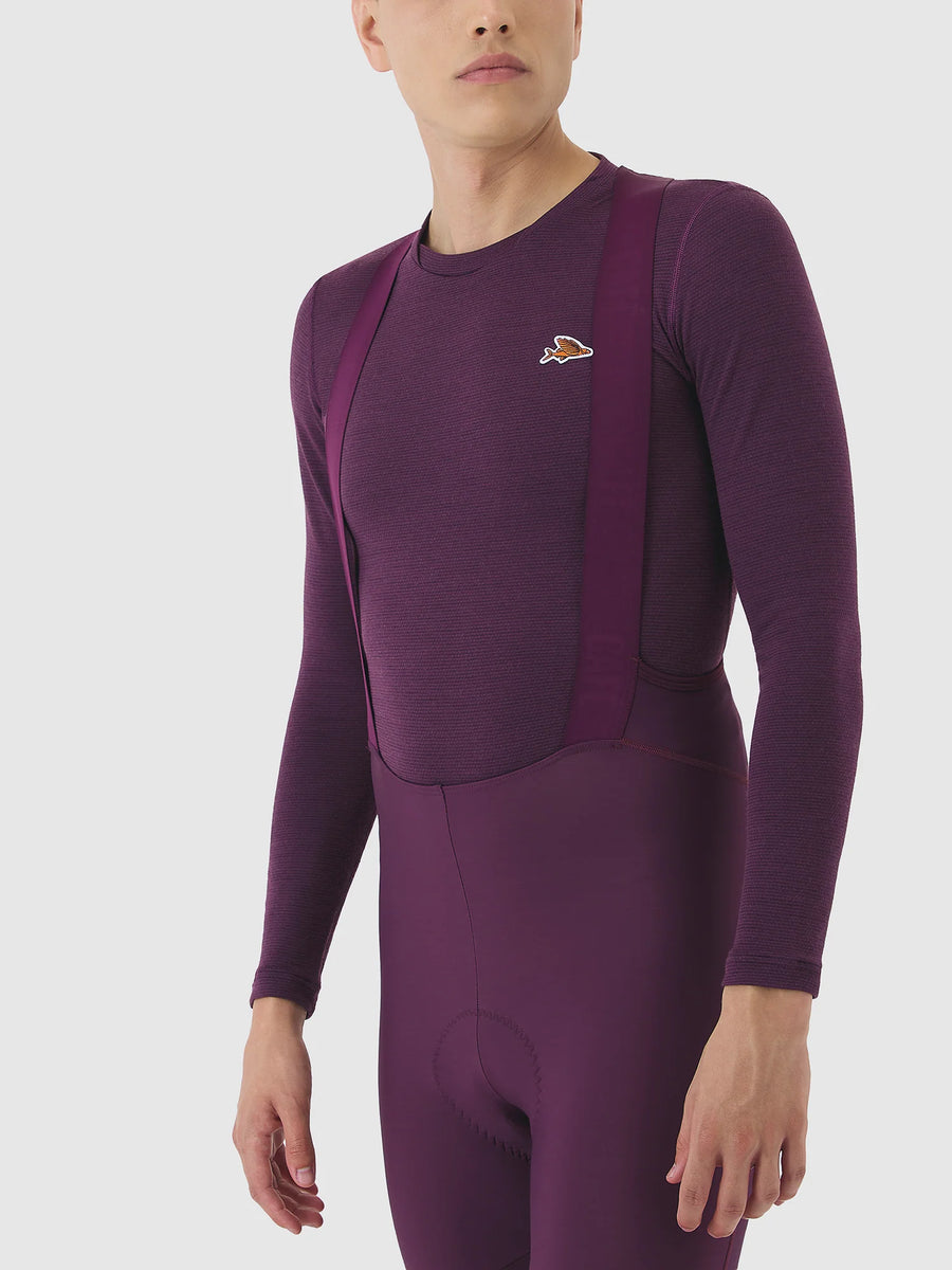 Café du Cycliste Judith Men's Merino Base Layer Radunterhemd langarm Quetsche