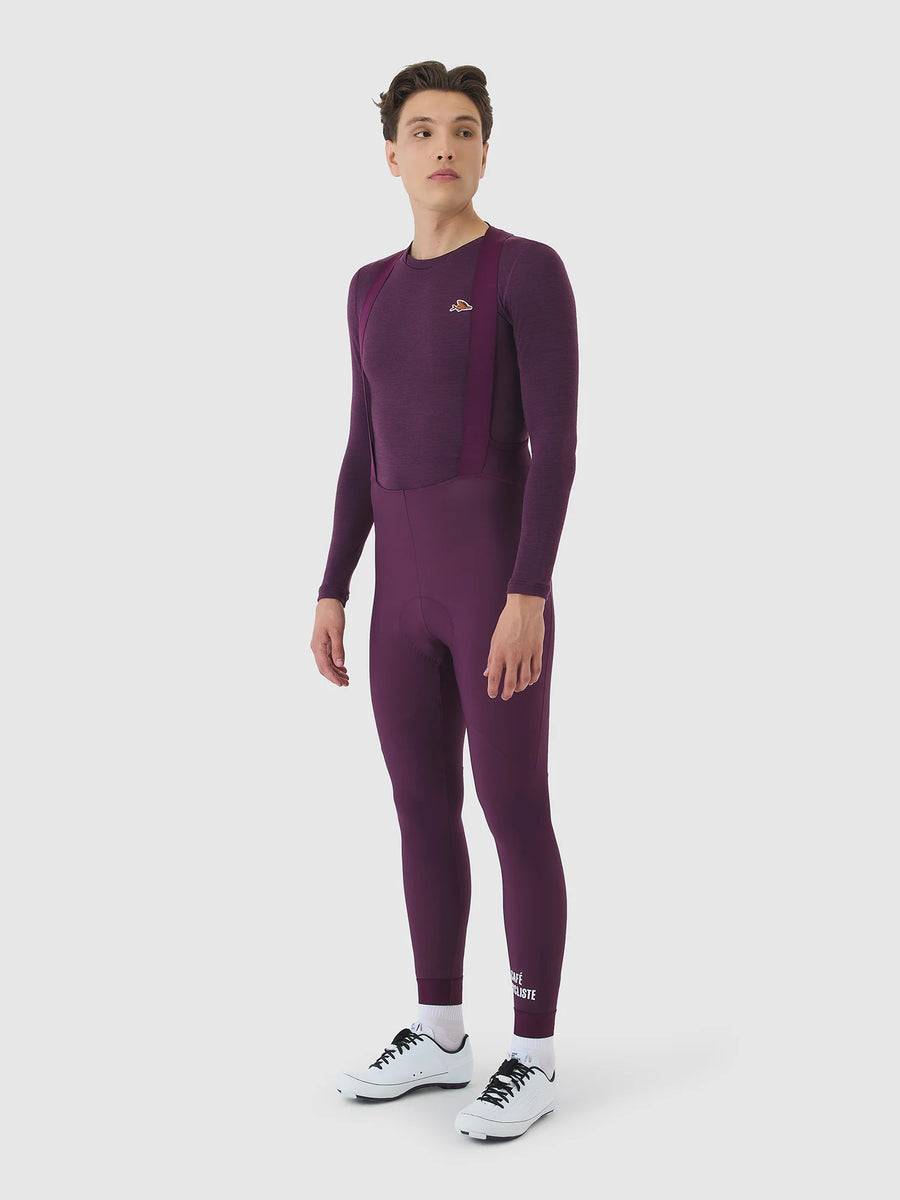 Café du Cycliste Judith Men's Merino Base Layer Radunterhemd langarm Quetsche