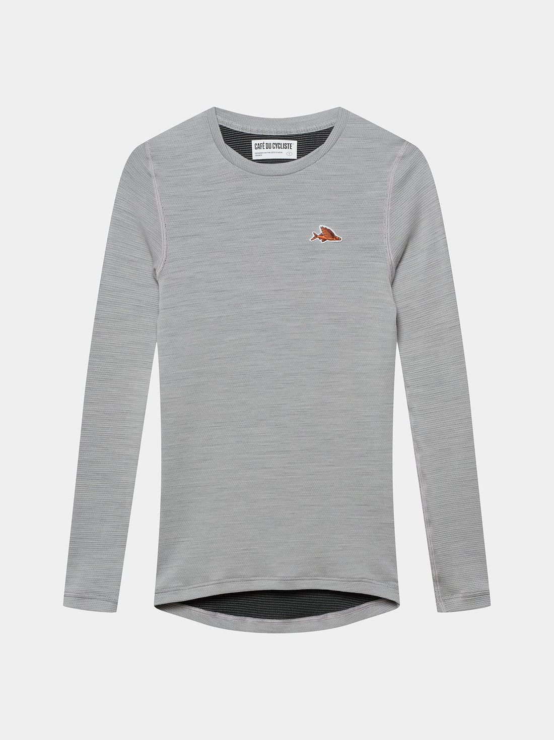 Café du Cycliste Judith Women's Merino Base Layer Radunterhemd langarm Mountain Fog