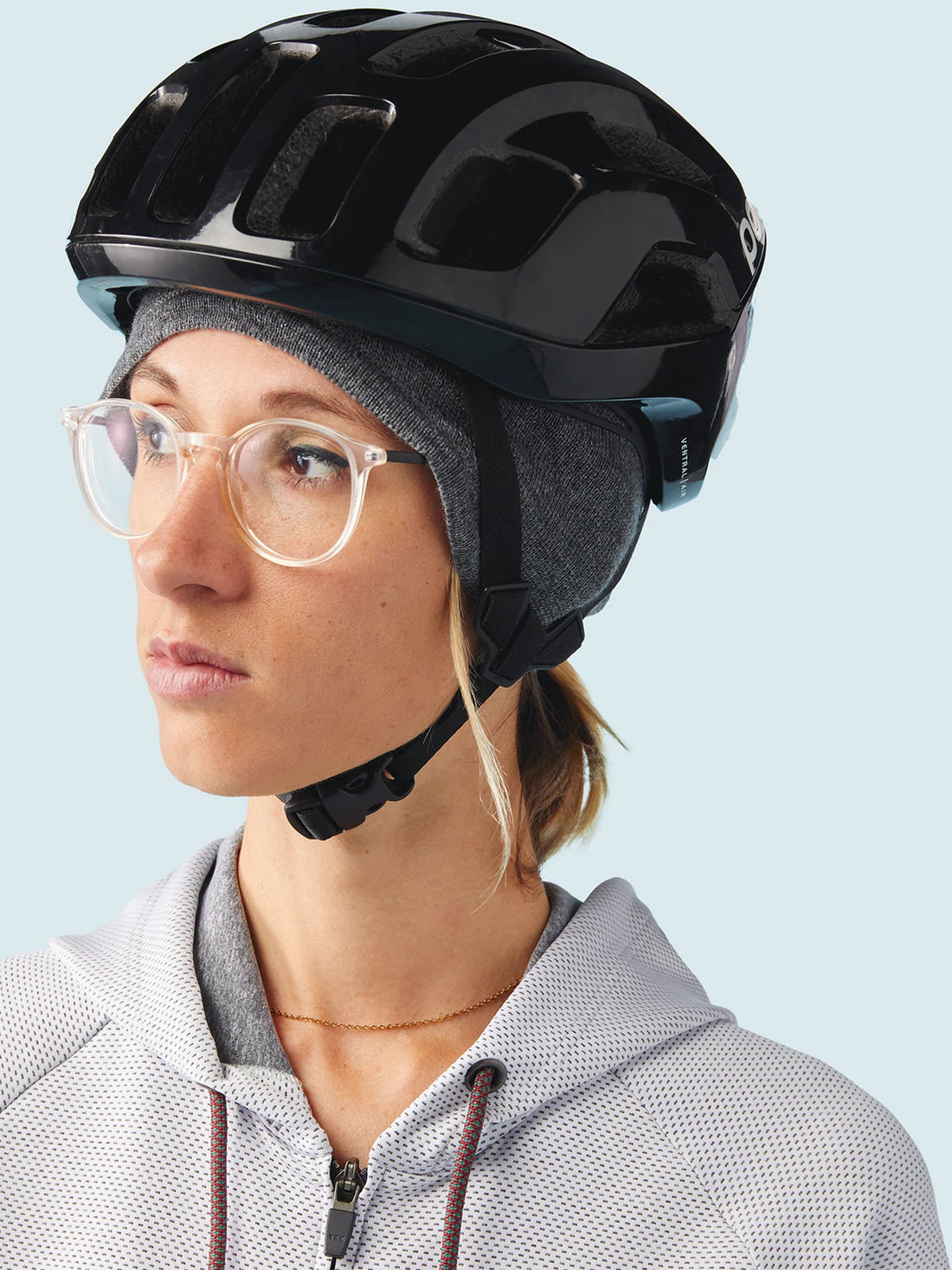 Café du Cycliste Marianne Unisex Merino Beanie Heather Grey