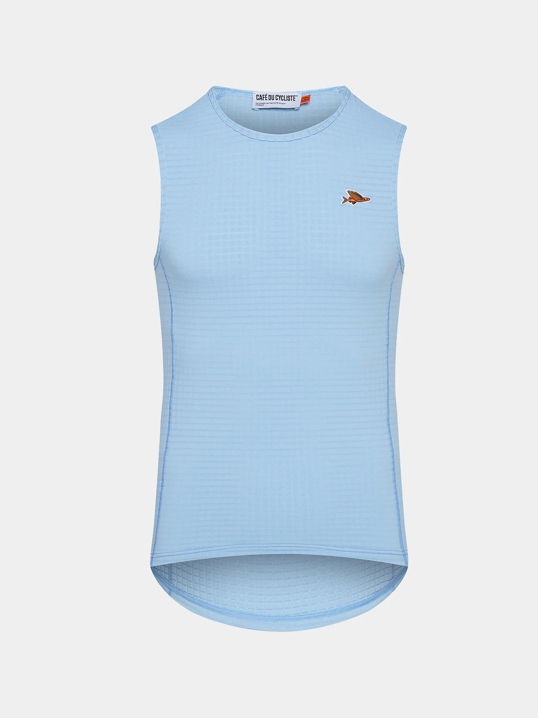 Café du Cycliste Coline Men's Three Season Base Layer Radunterhemd ärmellos Ice Blue