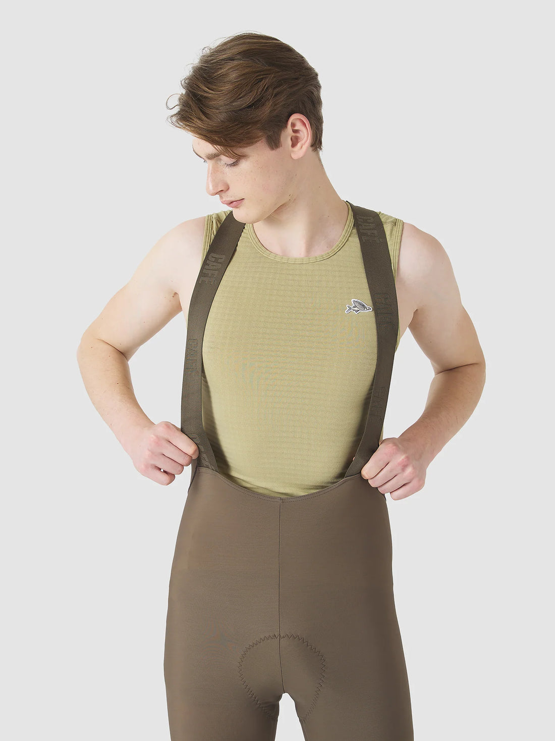 Café du Cycliste Coline Men's Three Season Base Layer Radunterhemd ärmellos Puddle