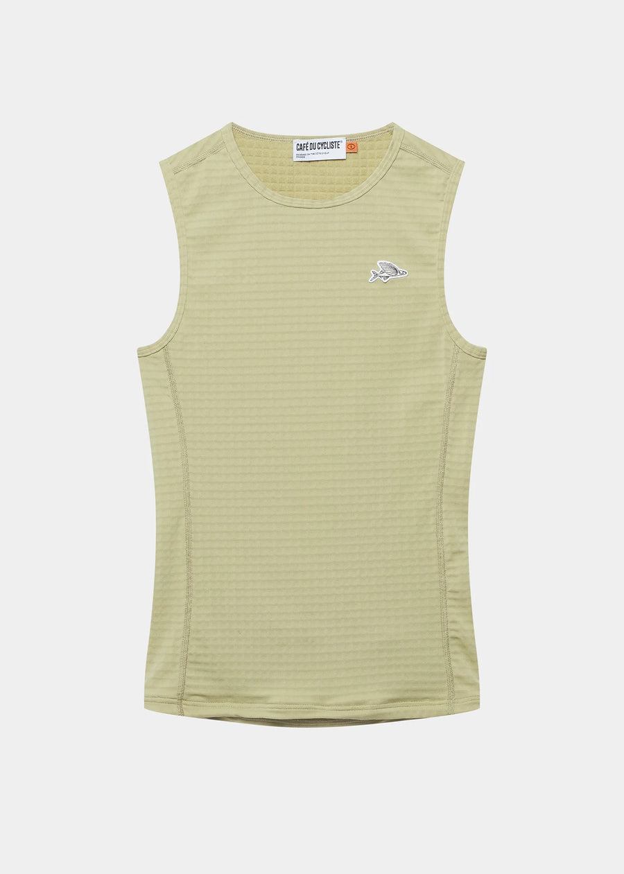 Café du Cycliste Coline Women's Three Season Base Layer Radunterhemd ärmellos Puddle