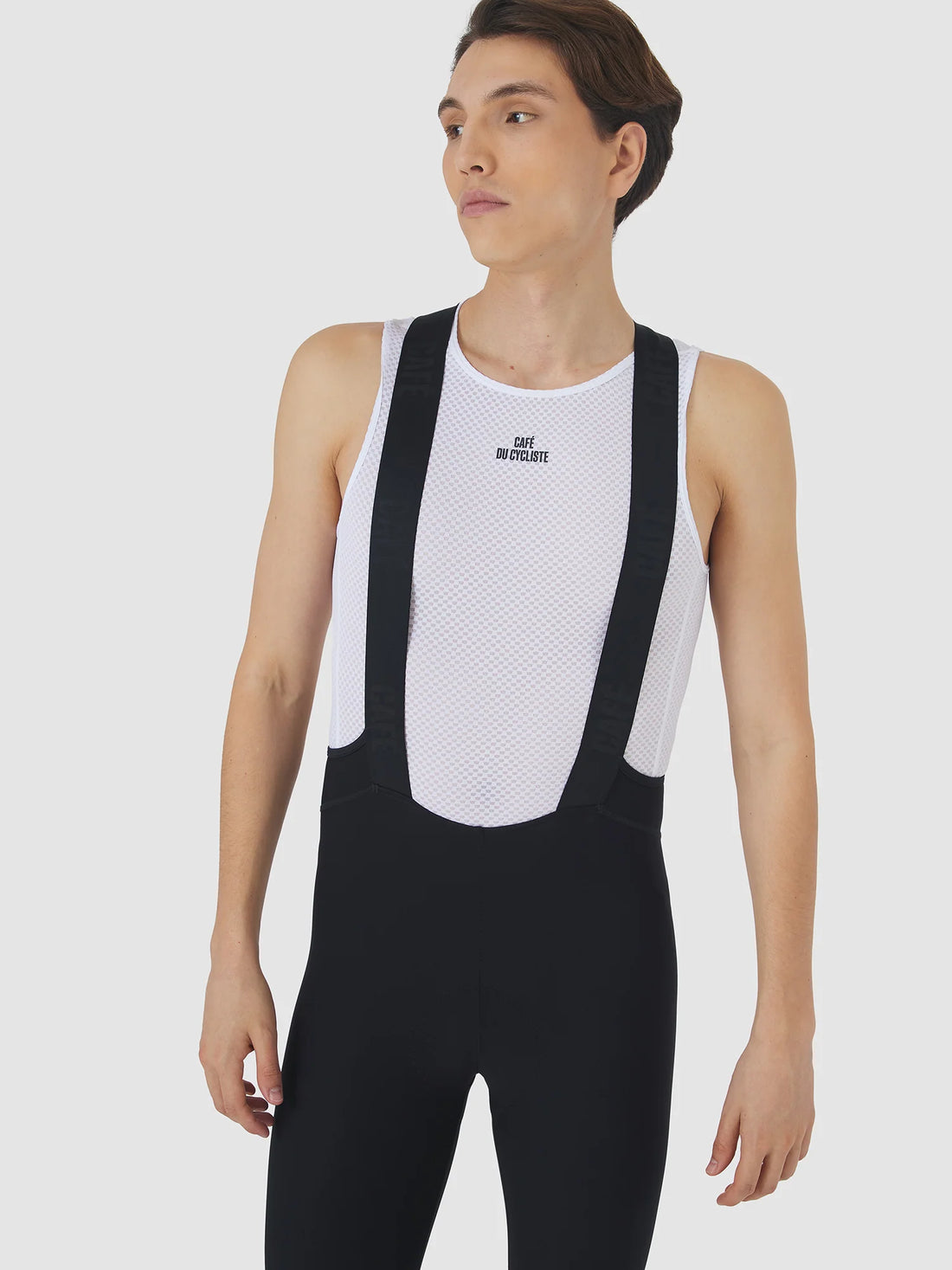 Café du Cycliste Men's Liliane Superlight Base Layer ärmellos White