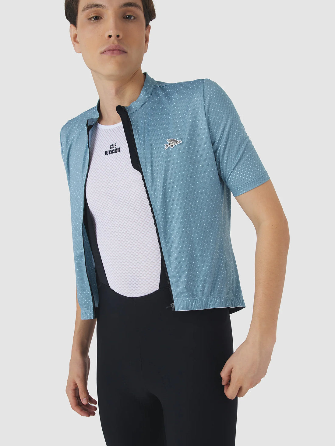 Café du Cycliste Men's Liliane Superlight Base Layer ärmellos White