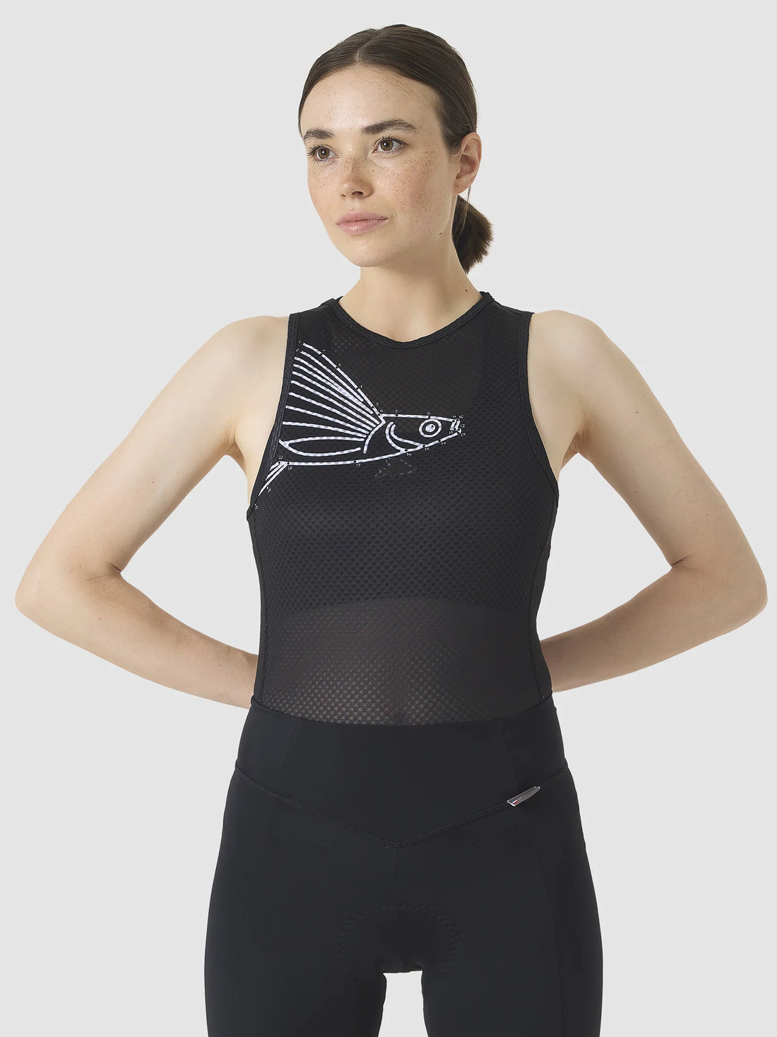 Liliane Women's Superlight Base Layer Unterhemd ärmellos Anthracite