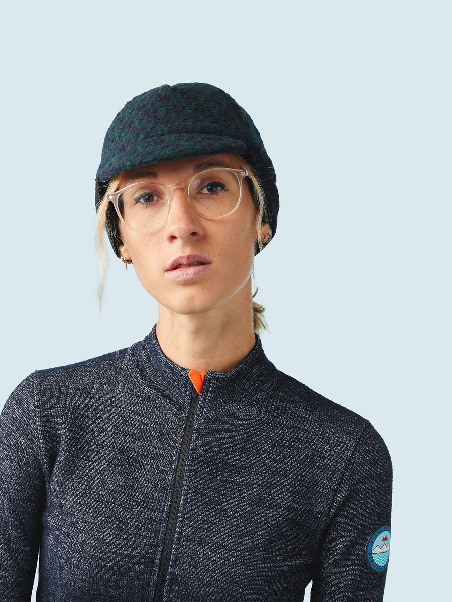 Café du Cycliste Belgium Cap Radkappe Navy Green