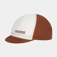 Café du Cycliste Gapette Cycling Cap Radkappe Cashew White