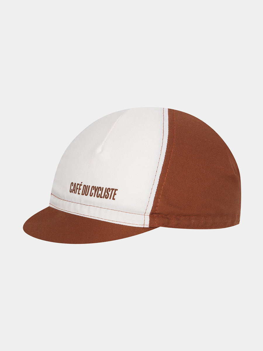 Café du Cycliste Gapette Cycling Cap Radkappe Cashew White