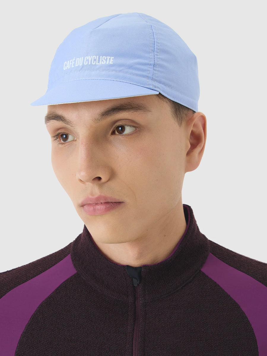 Café du Cycliste Gapette Cycling Cap Radkappe Ice Blue